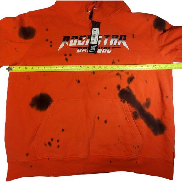 ROCKSTAR ORIGINAL TAP Painter Hoodie RED Pullover Size 3XL - Picture 9 of 9